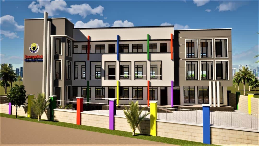 geplantes neues Schulgebäude
